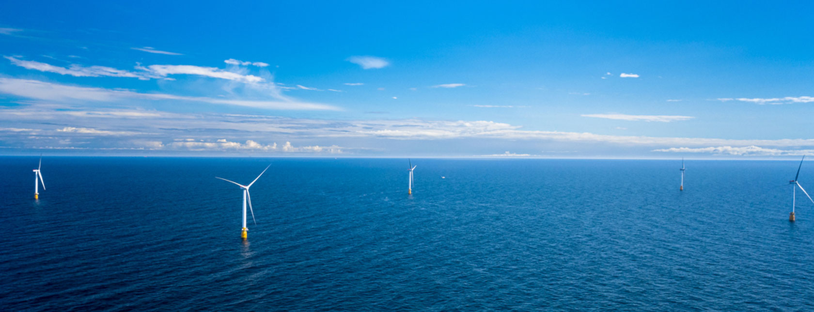 Hywind Scotland floating offshore wind turbines at Buchan Deep